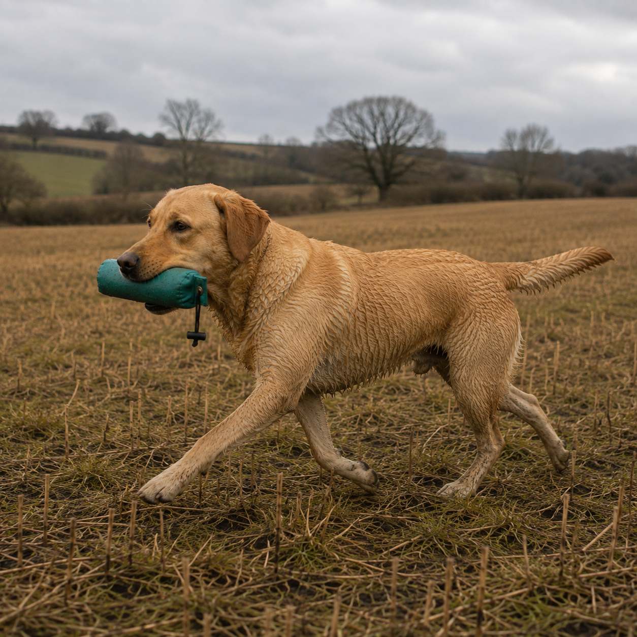 Yellow Labrador Training Day