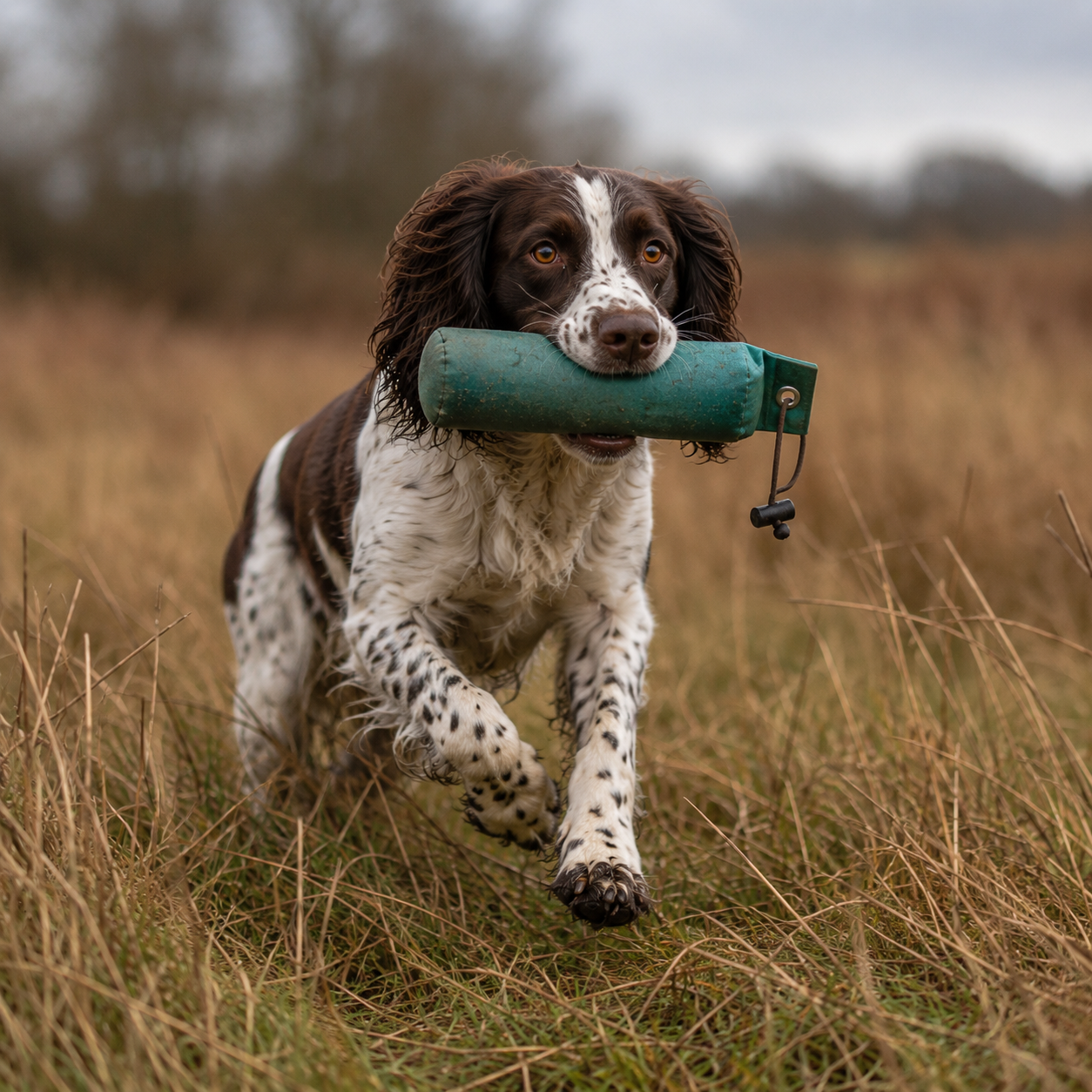 Springer Spaniel Working with Dummy