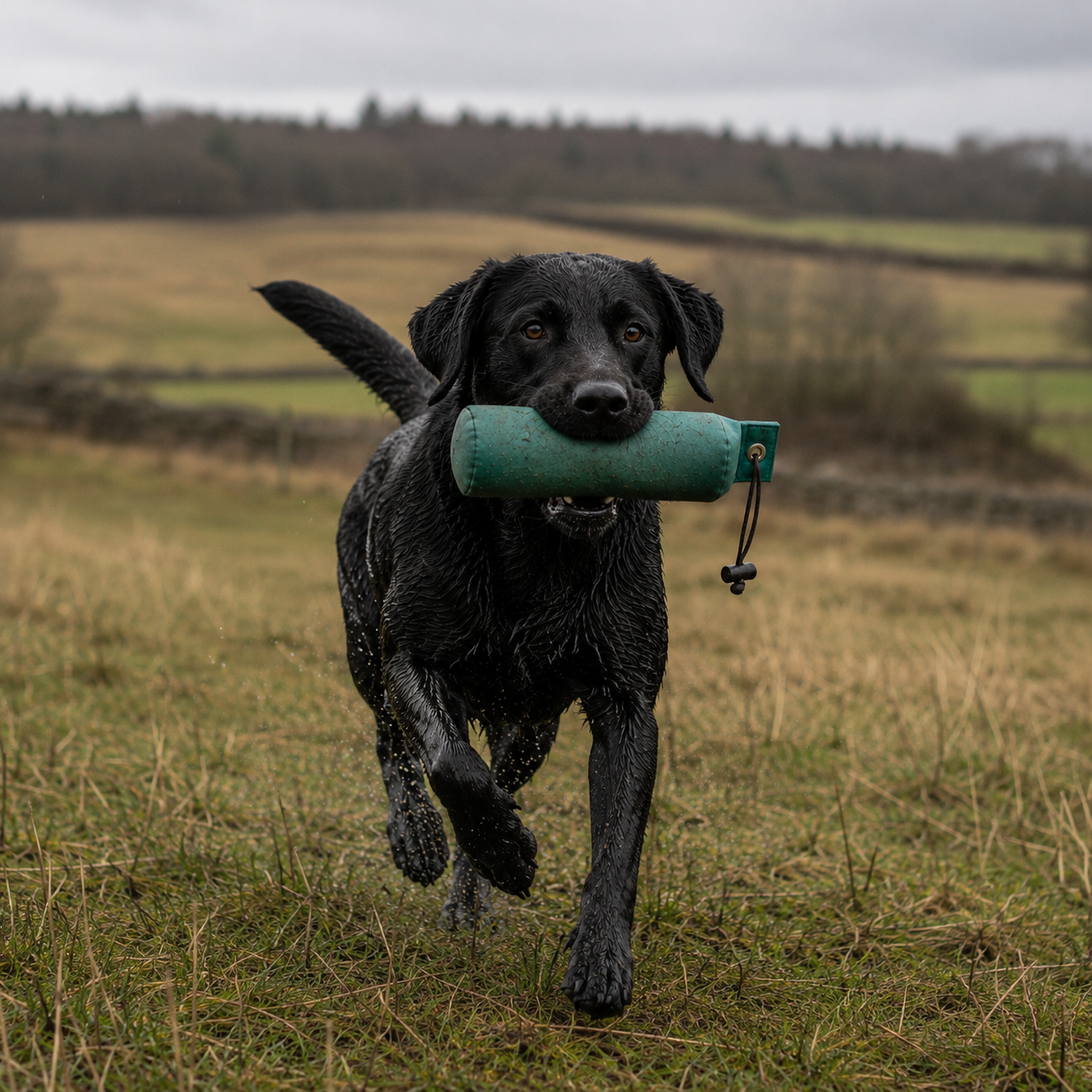 Black Labrador Retrieving